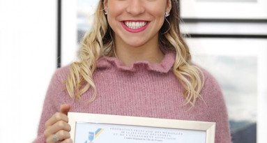 Gwendoline Philippe a reçu la médaille d'or de la Jeunesse et des Sports !