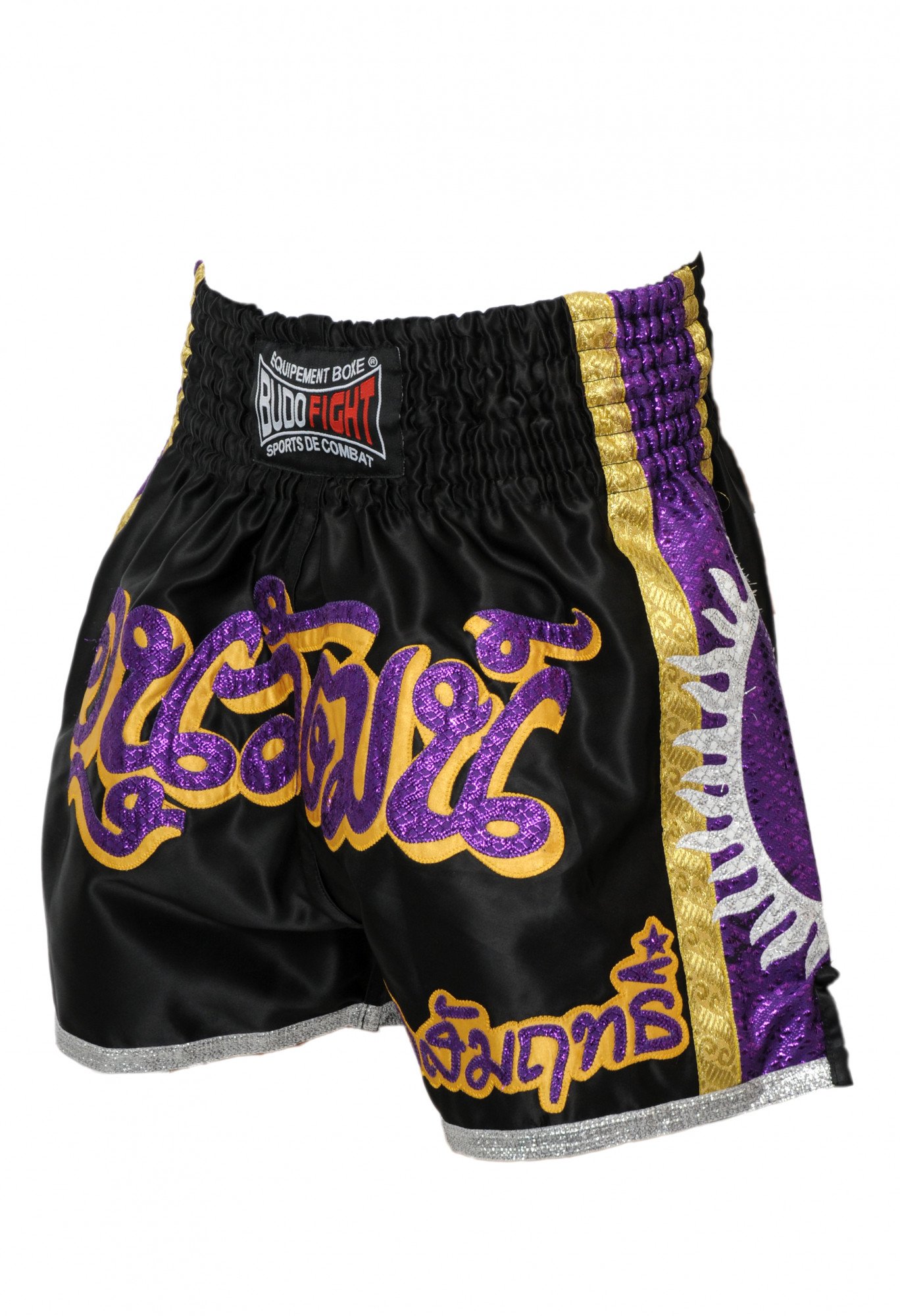 Short de combat Muay Thai pour homme avec broderie