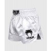 Short Boxe Thaï Venum Classic Blanc/Noir