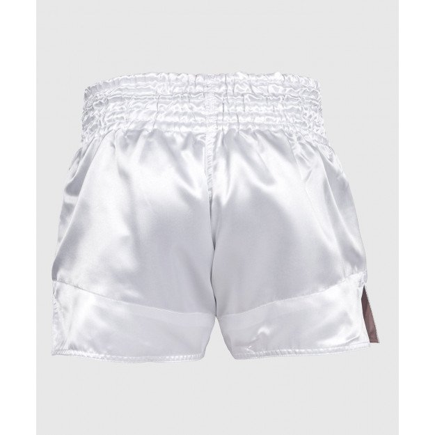 Short Boxe Thaï Venum Classic Blanc/Noir