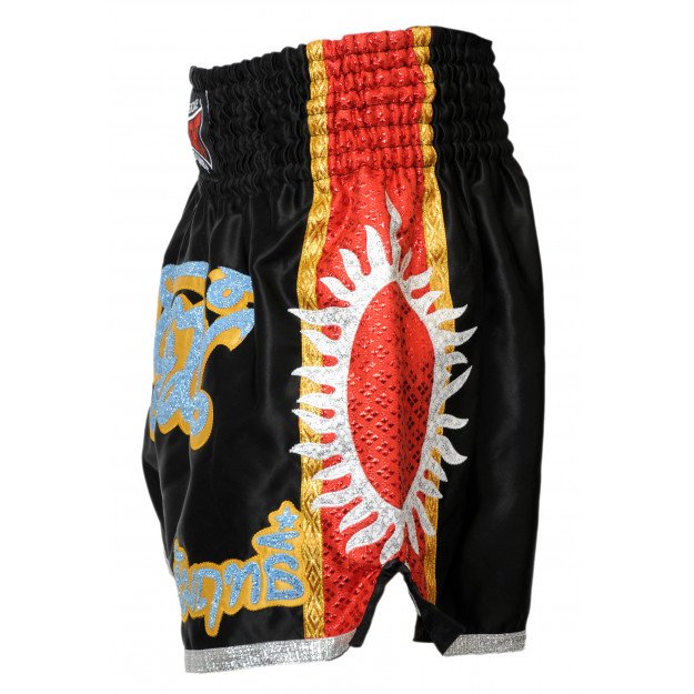 Short boxe thaï SUPERNOVA noir & rouge