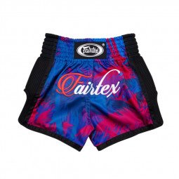 Short Boxe Thai Fairtex Summer Bleu/Rose 2102