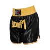 Short boxe thaï FIGHTER Noir & Jaune