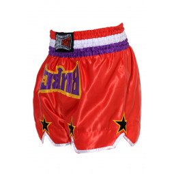 Short boxe thaï STAR Rouge & Violet