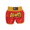 Short boxe thaï FIGHTER Rouge & Jaune