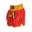 Short boxe thaï FIGHTER Rouge & Jaune