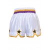 Short Boxe Thai STAR Blanc/Violet