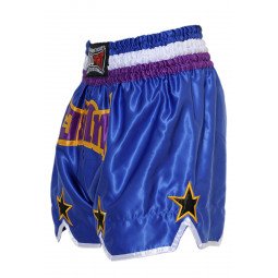 Short boxe thaï STAR Bleu & Violet