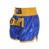Short boxe thaï FIGHTER Bleu & Jaune