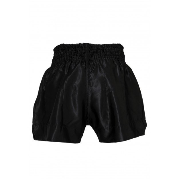Short boxe thaï NO FEAR Noir