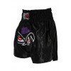 Short boxe thaï NO FEAR Noir