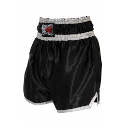 Short boxe thaï NO LIMIT noir