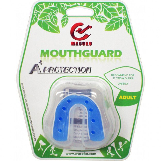 Protège-dents Gel Confort bleu/blanc