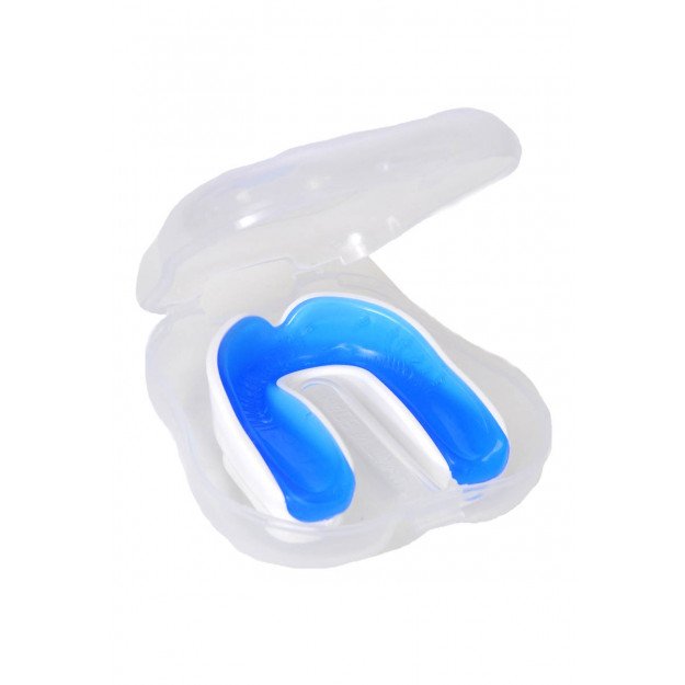 Protège-dents Gel Confort bleu/blanc