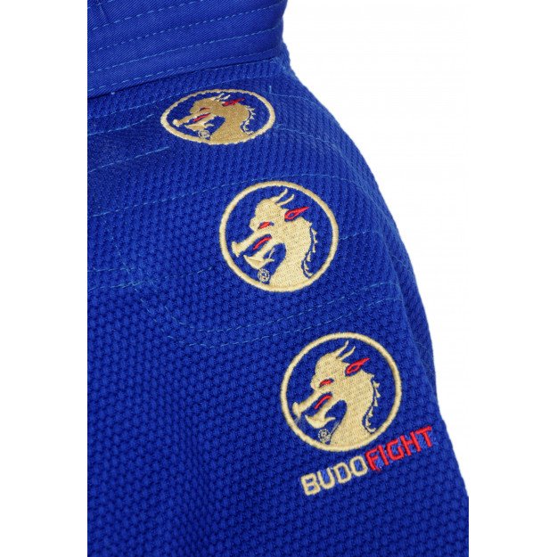 Kimono Judo Bleu Compétition Mondial Avec Broderies