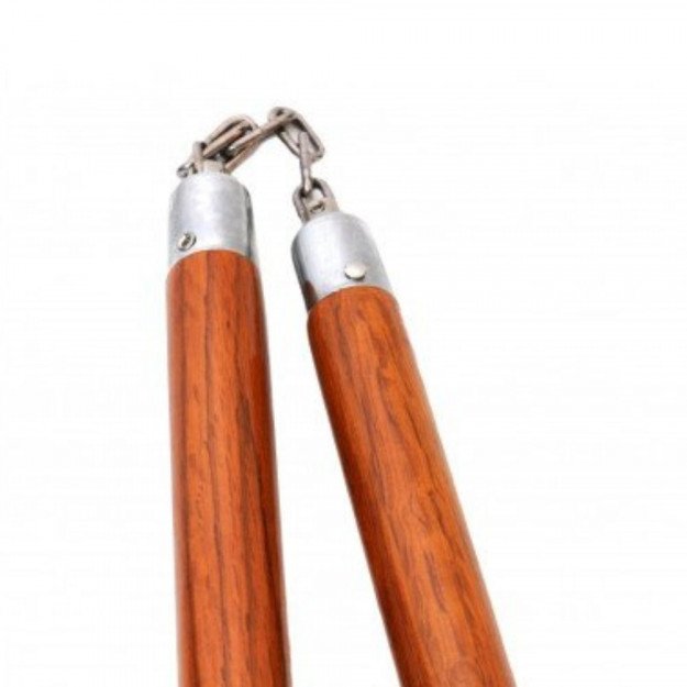 Nunchaku à Chaine en Bois