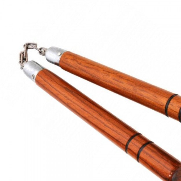Nunchaku à Chaine en Bois