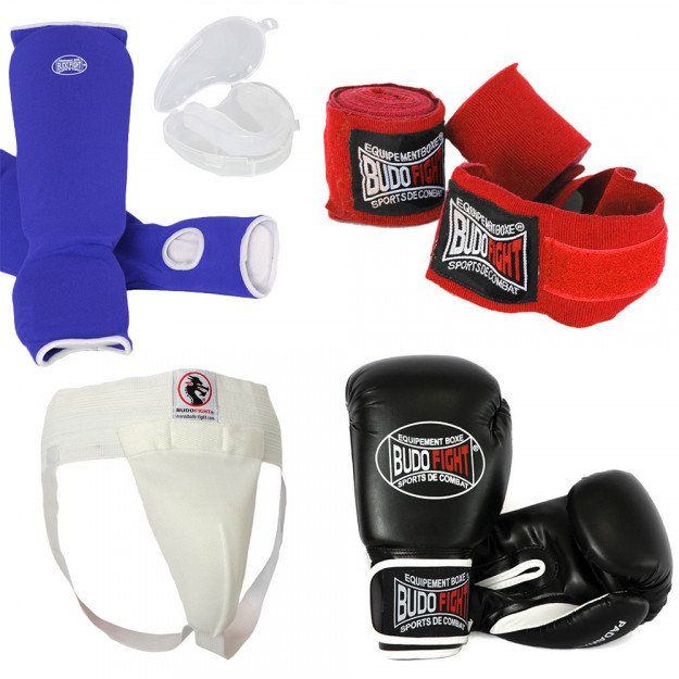 Kit sac de frappe gant de boxe enfant équipement ensemble sport