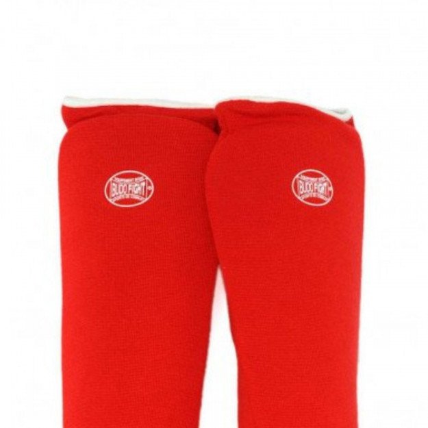 Protège Tibias et Pieds Coton Souple Rouge