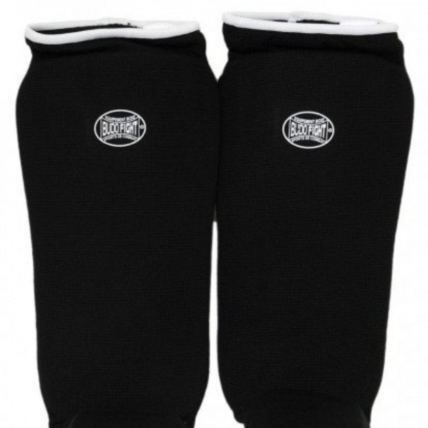 Protège Tibias et Pieds Coton Souple Noir