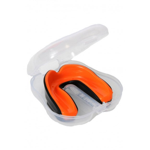 Protège-dents Gel Confort orange/noir