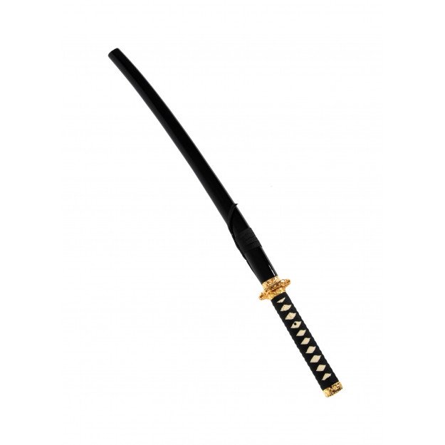 Katana et Wakizashi Noir Shinogi