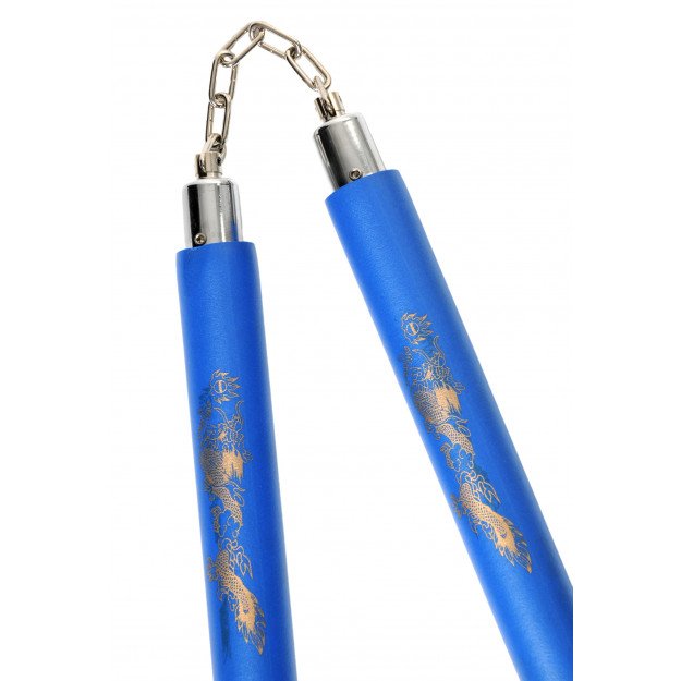 Nunchaku à Chaîne Mousse bleu