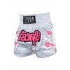 Short de Boxe Thai ThaiFight Blanc/Rose