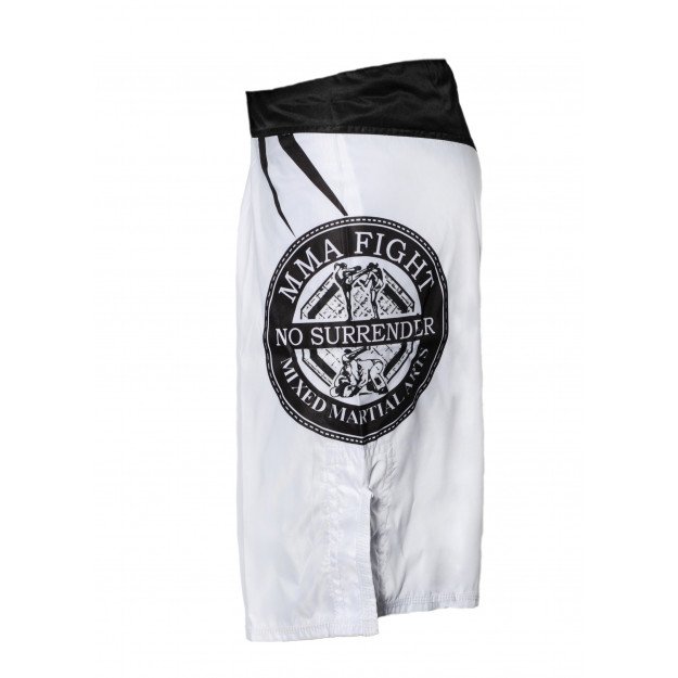 Short de MMA No Fear Blanc
