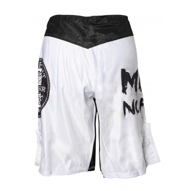 Short de MMA No Fear Blanc
