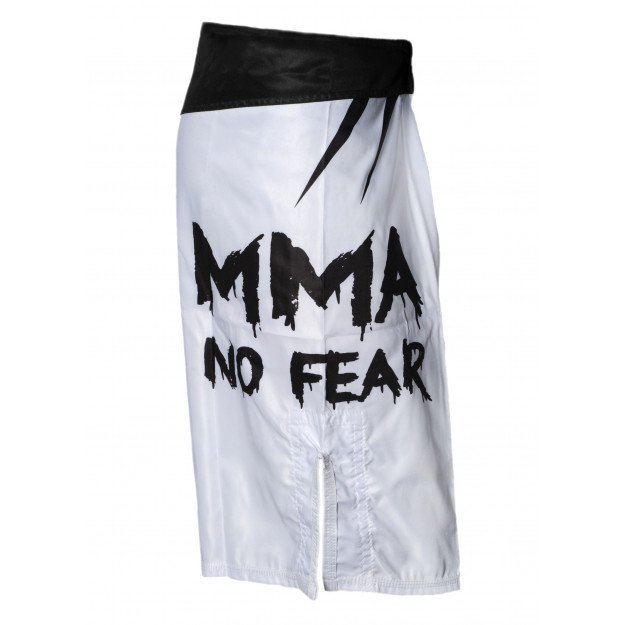Short de MMA No Fear Blanc