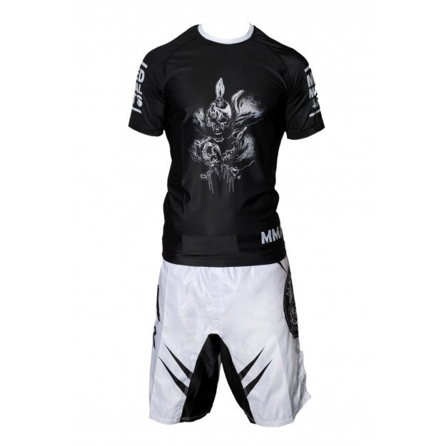 Rashguard MMA Noir Impression tête de mort