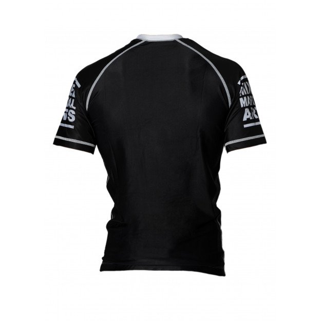 Rashguard MMA Noir Impression tête de mort & ailes