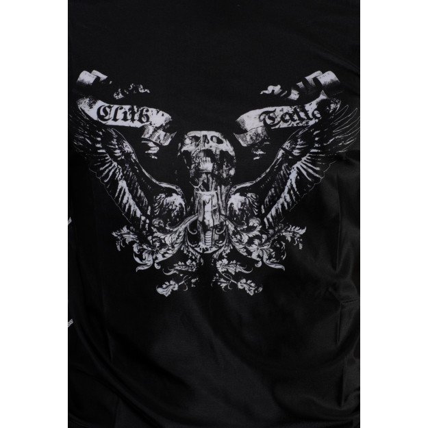 Rashguard MMA Noir Impression tête de mort & ailes