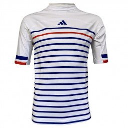 Rashguard Judo Manches Courtes Lycra Adidas