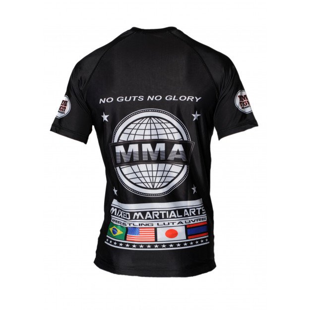 Rashguard MMA Noir Impression MMA
