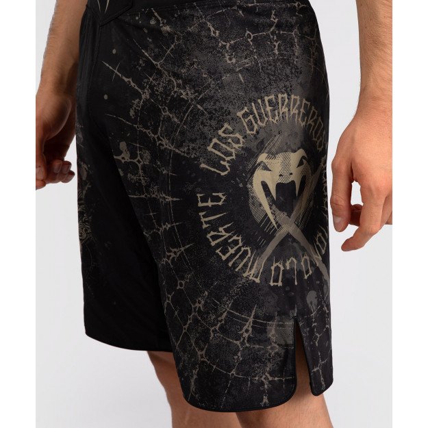 Short de Combat Venum Santa Muerte 5.0 - Noir Profond/Or