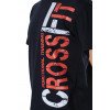 T-shirt Crossfit bleu marine - Fin de Serie