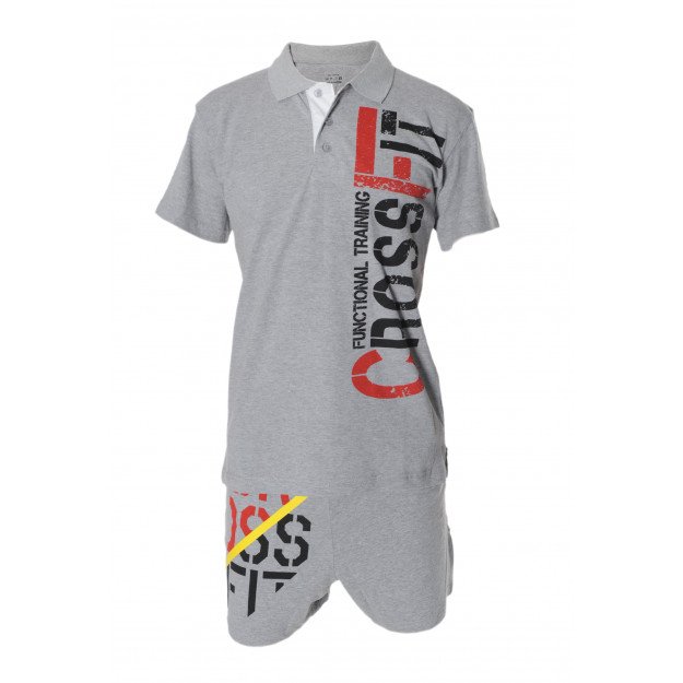 Polo Crossfit gris