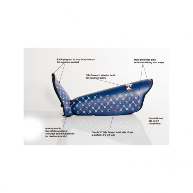 Protège tibias et pied Fairtex 100% cuir SP5