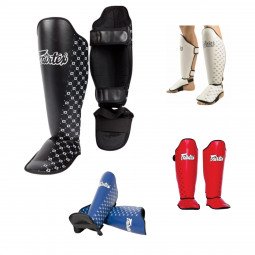 Protège tibias et pied Fairtex 100% cuir SP5