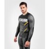 Rashguard Venum One FC Impact gris/jaune manches longues