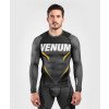 Rashguard Venum One FC Impact gris/jaune manches longues
