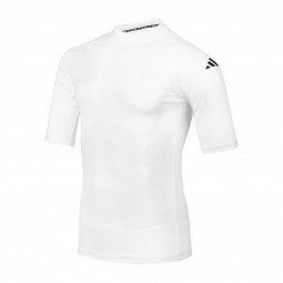 Rashguard Adidas Blanc à manches courtes