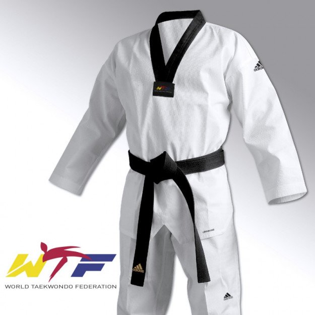 Dobok adidas col noir hotsell