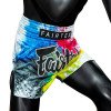 Short Boxe Thaï Fairtex BS1937 White Acid Jazz