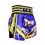 Short Boxe Thai Twins TTBL Bleu/Yellow