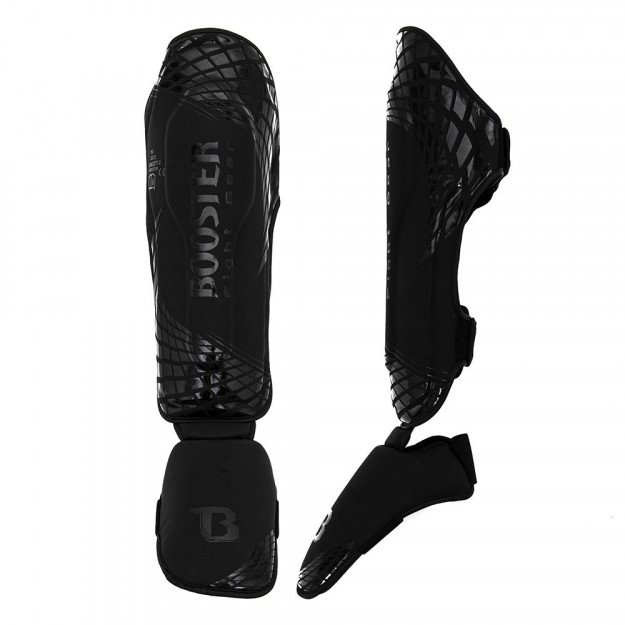 Protège-tibia boxe - Taille S/M - Noirs