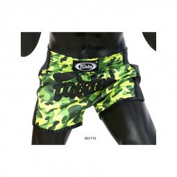 Short Boxe Thaï Fairtex Camo Yellow 1710