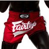 Short Boxe Thaï Fairtex Rouge/Blanc 1704